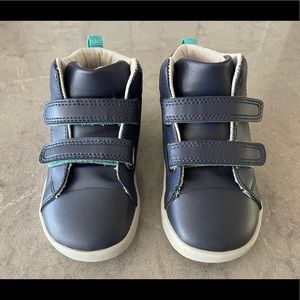 Ten Little leather high tops